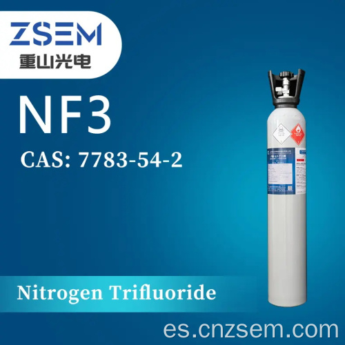 Trifluoruro de nitrógeno NF3 99.5%Gas de grabado en plasma
